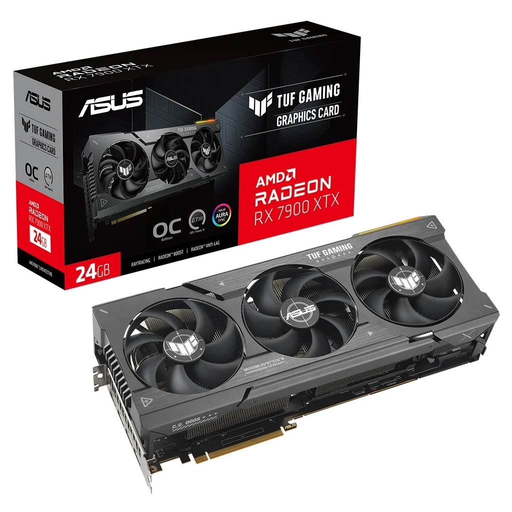 Asus RX 7900 XTX Tuf Gaming OC Edition TUF-RX7900XTX-O24G-GAMING