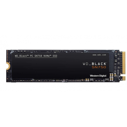 WD Black SN750, WDS500G3X0C, 500GB, 3430/2600, NVME PCIe M.2, SSD