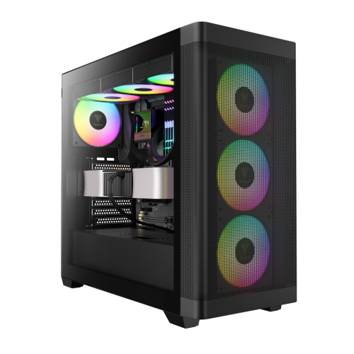 GAMDIAS ATHENA M3, 2000W, Tempered Glass, Type-C, Mesh Ön Panel, ARGB, ATX, Professional GAMING KASA