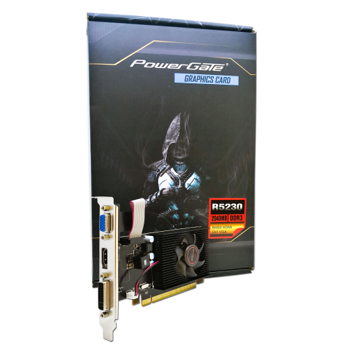 POWERGATE PG-R5230-D3-2GB GDDR3 HDMI, DVI, Analog Ekran Kartı