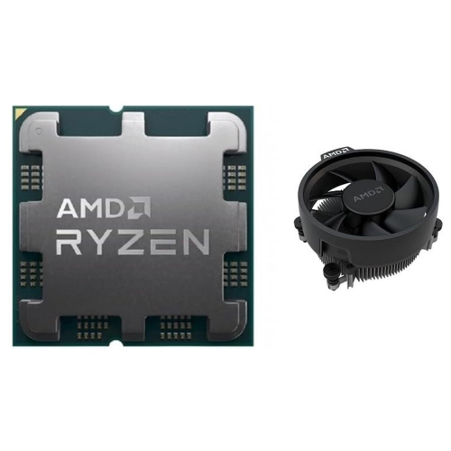 AMD RYZEN 5 7600 6 Core, 3,80-5,10GHz, 38Mb Cache, 65W, AM5 Soket, MPK (Kutusuz), (Grafik Kart VAR, Fan VAR)